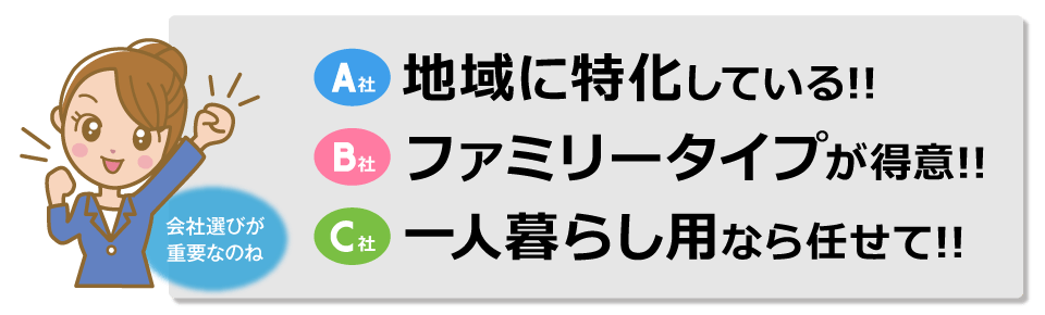 地域に特化！ファミリータイプ！一人暮らし！